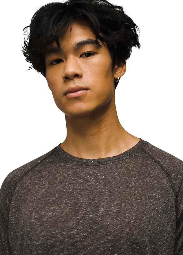 Prana M's Natural Flow SS Crew | Dark Iron
