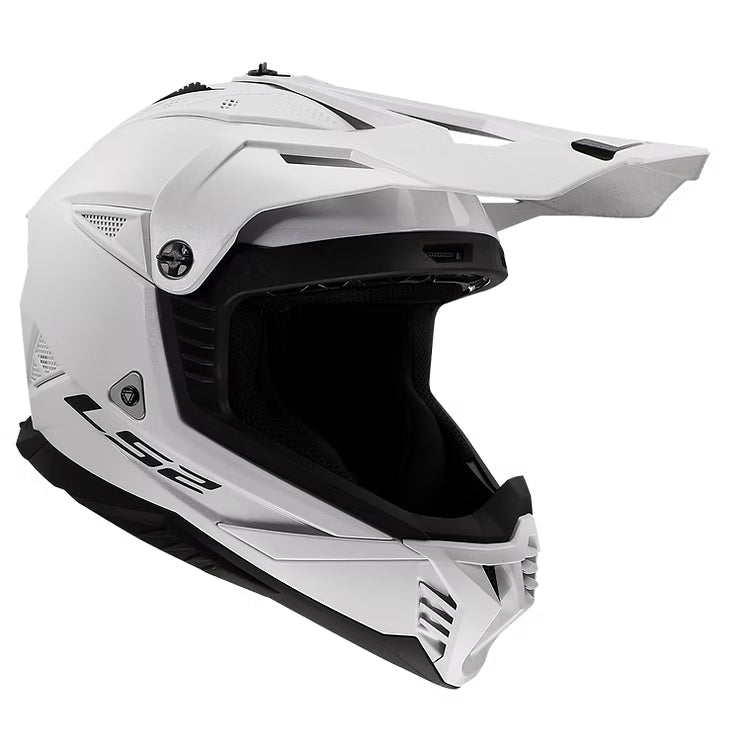 LS2 ATV Helmet in Gloss White