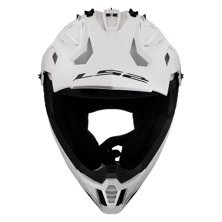 LS2 ATV Helmet in Gloss White