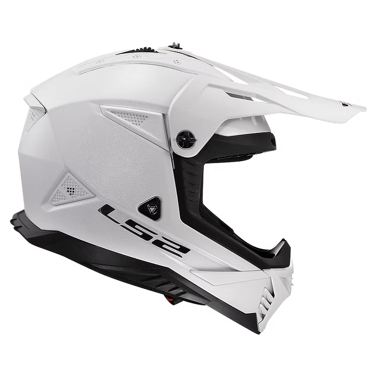 LS2 ATV Helmet in Gloss White