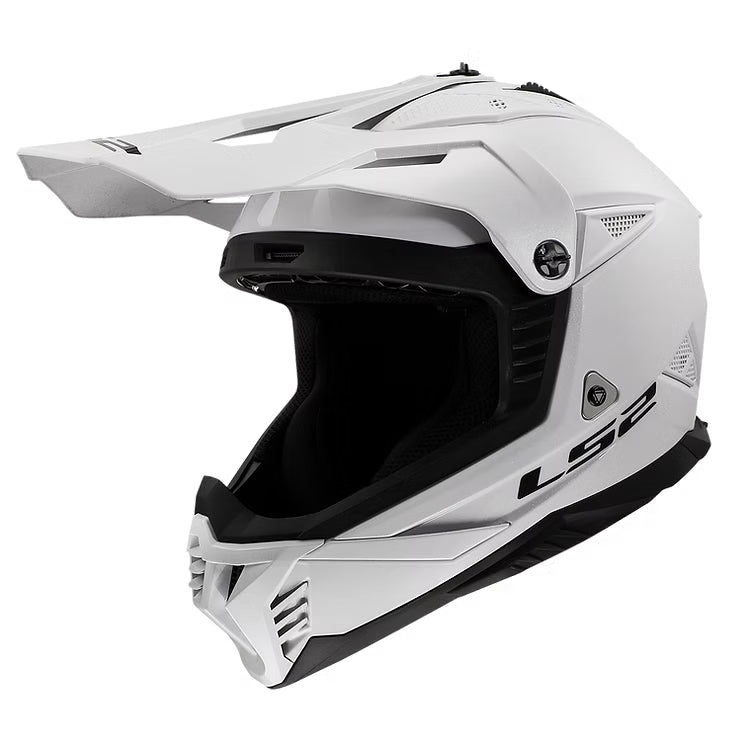 LS2 ATV Helmet in Gloss White