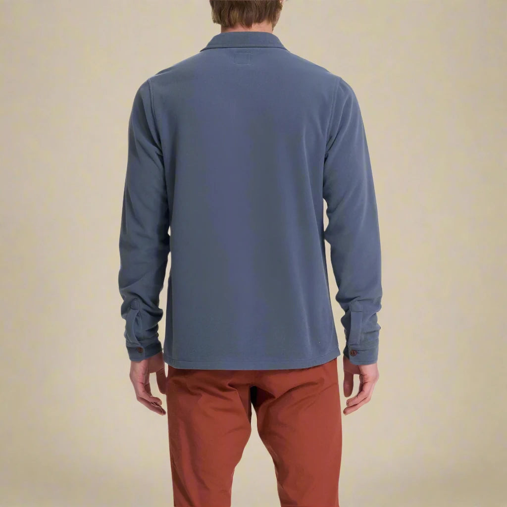 Vuori Aspen Shirt Jacket Azure Heather