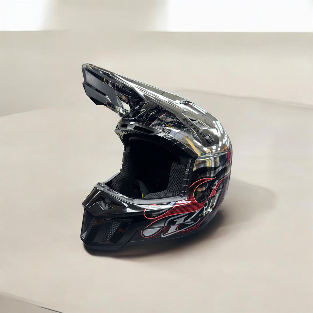 Klim F3 Carbon Helmet | Scorched Chrome