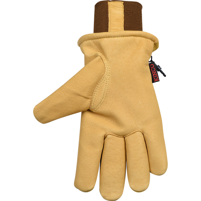 Kinco Lined Premium Grain &amp; Kinco Suede Pigskin Driver with Omni-Cuff Glove | Golden