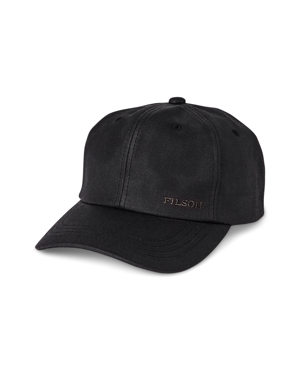 Filson Waxed Low-Profile Logger Cap - Black