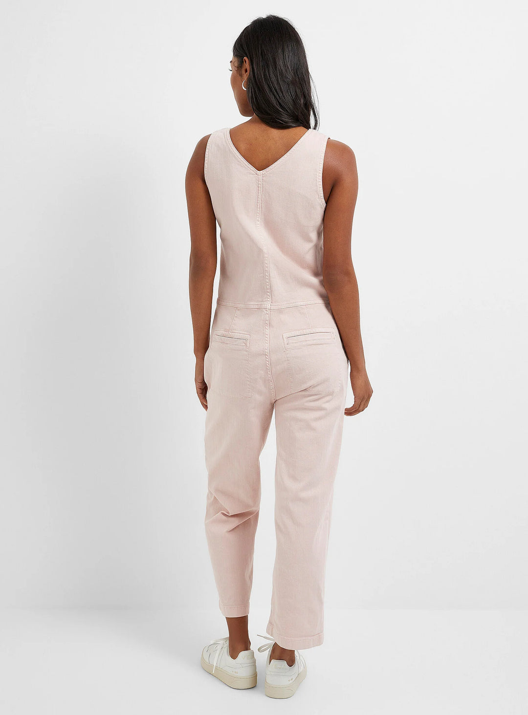 Duer LuxTwill Jumpsuit | Soft Rose