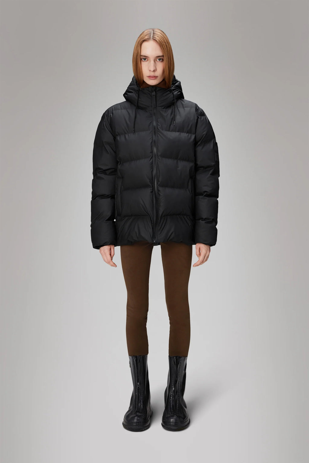 Rains Alta Puffer Jacket Black