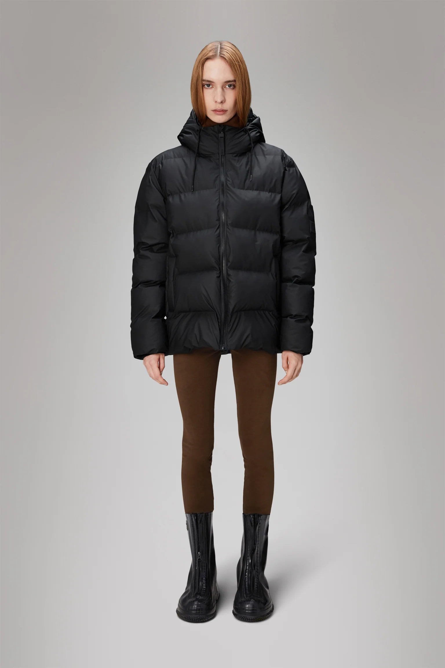 Rains Alta Puffer Jacket Black