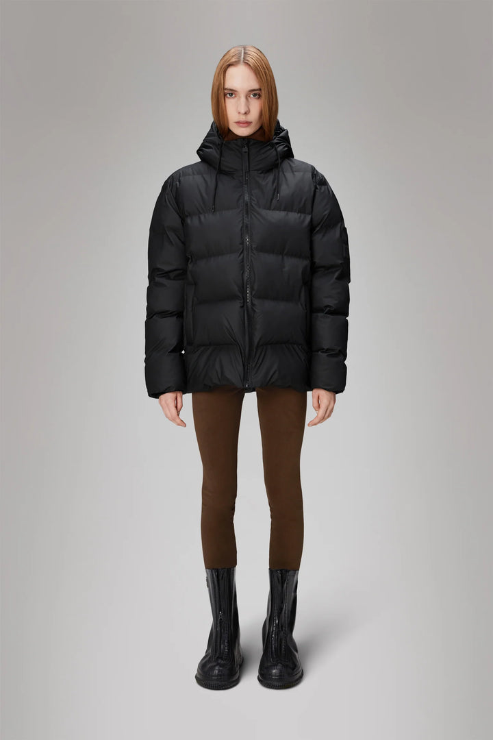 Rains Alta Puffer Jacket Black