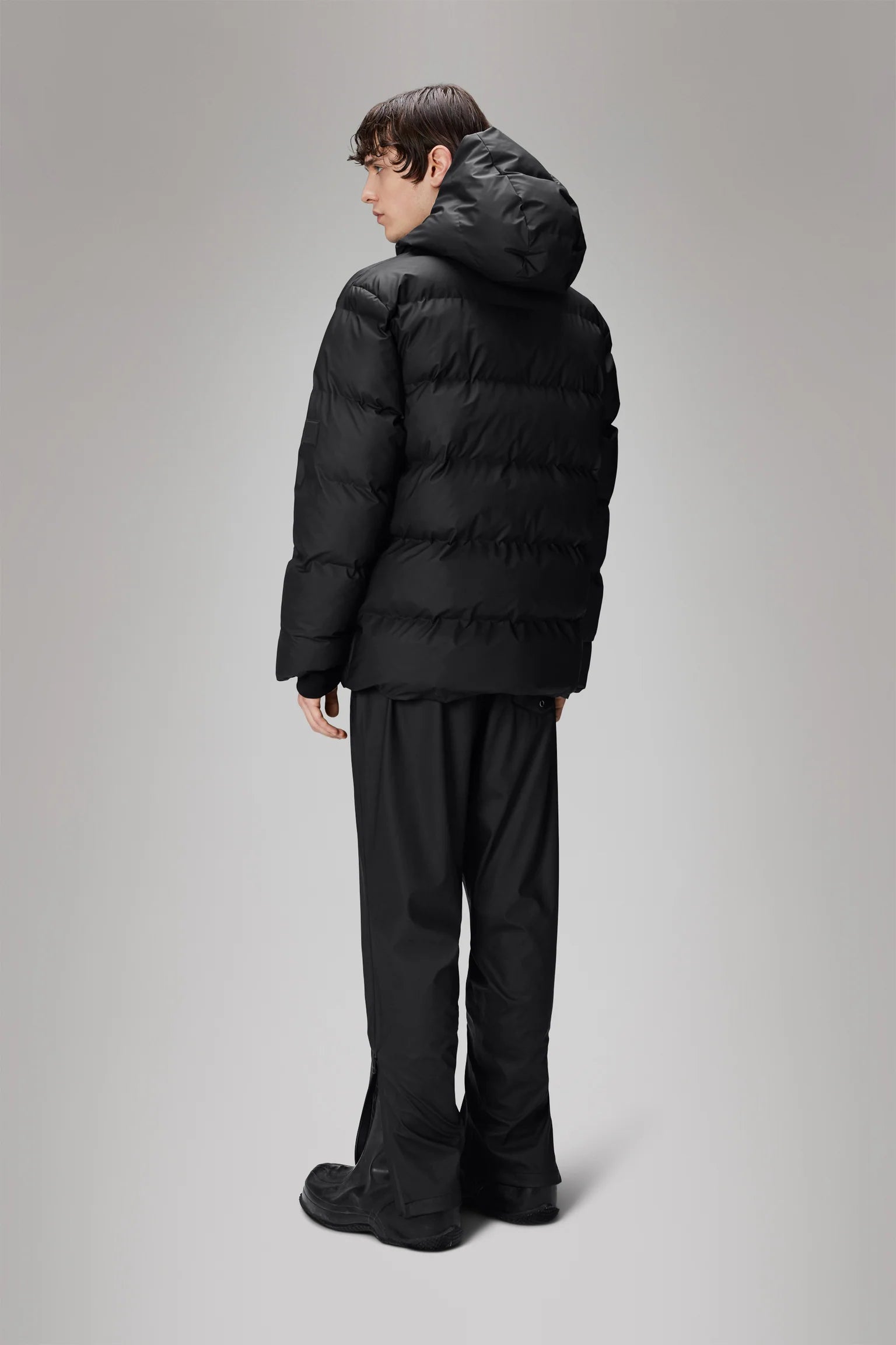Rains Alta Puffer Jacket Black