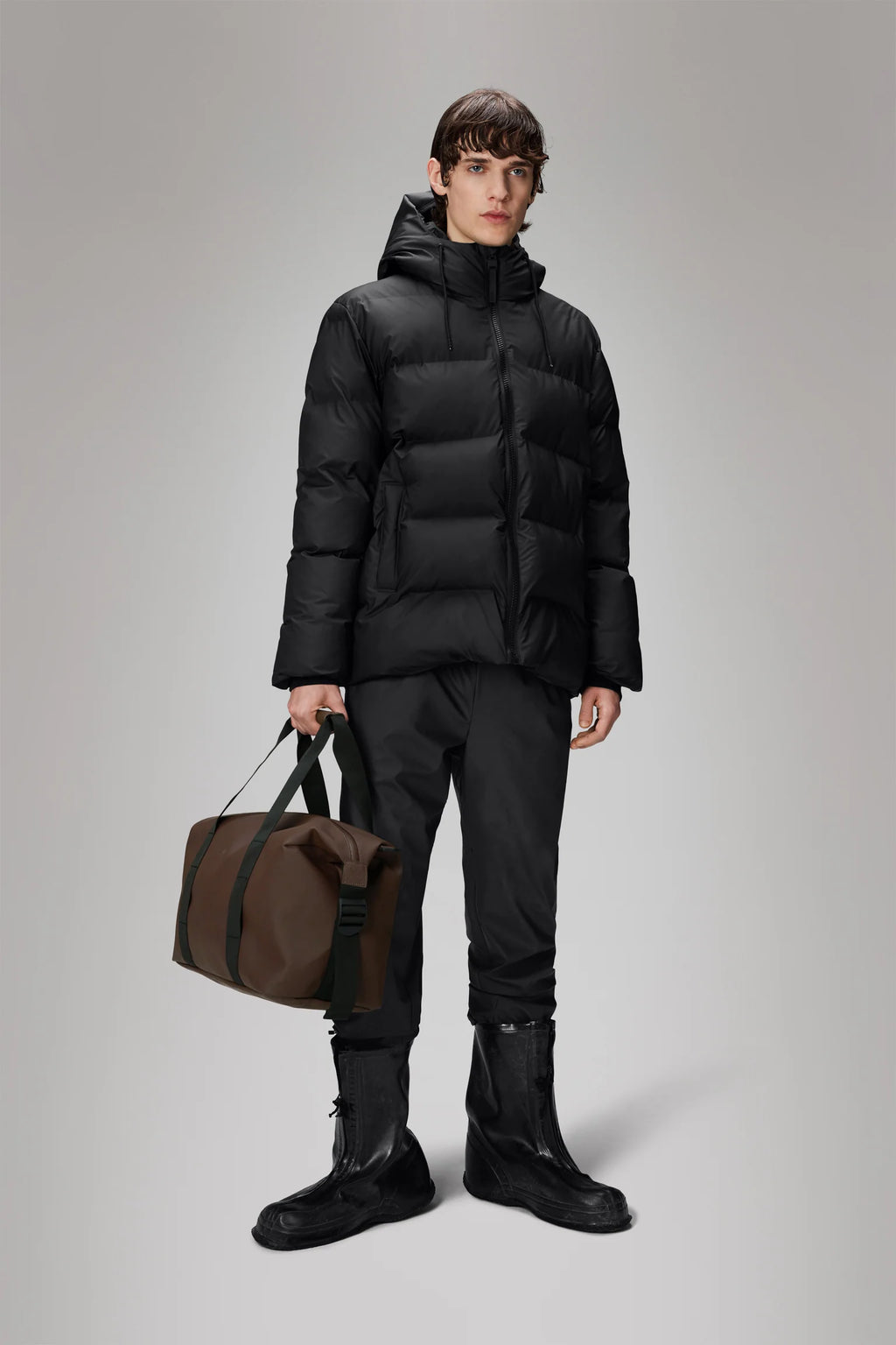 Rains Alta Puffer Jacket Black