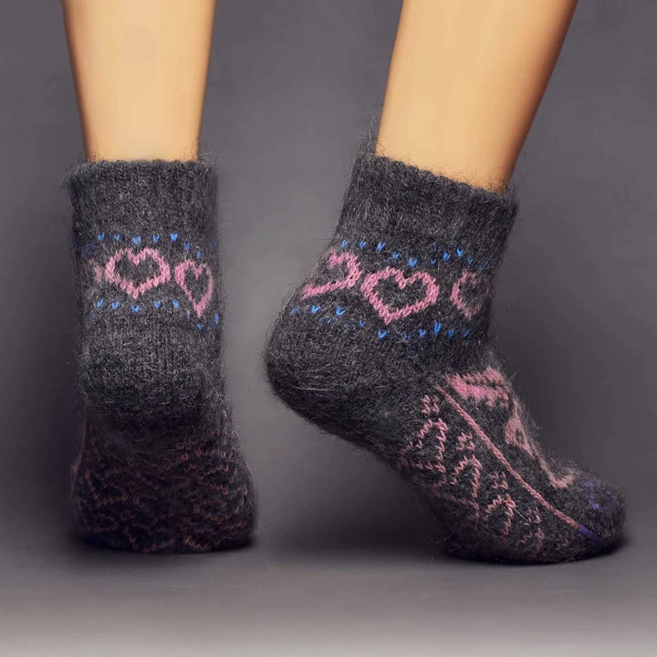 Women's Angel Love Thick Merino Wool Low-Cut Socks