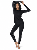 Tasc Women's Merino Fusion Base Layer Pants | Black