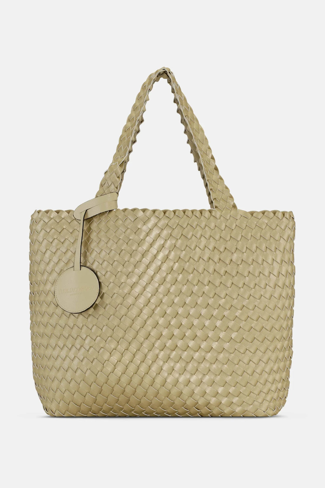 Ilse Jacobson Tote Bag | Ivory with Platinum