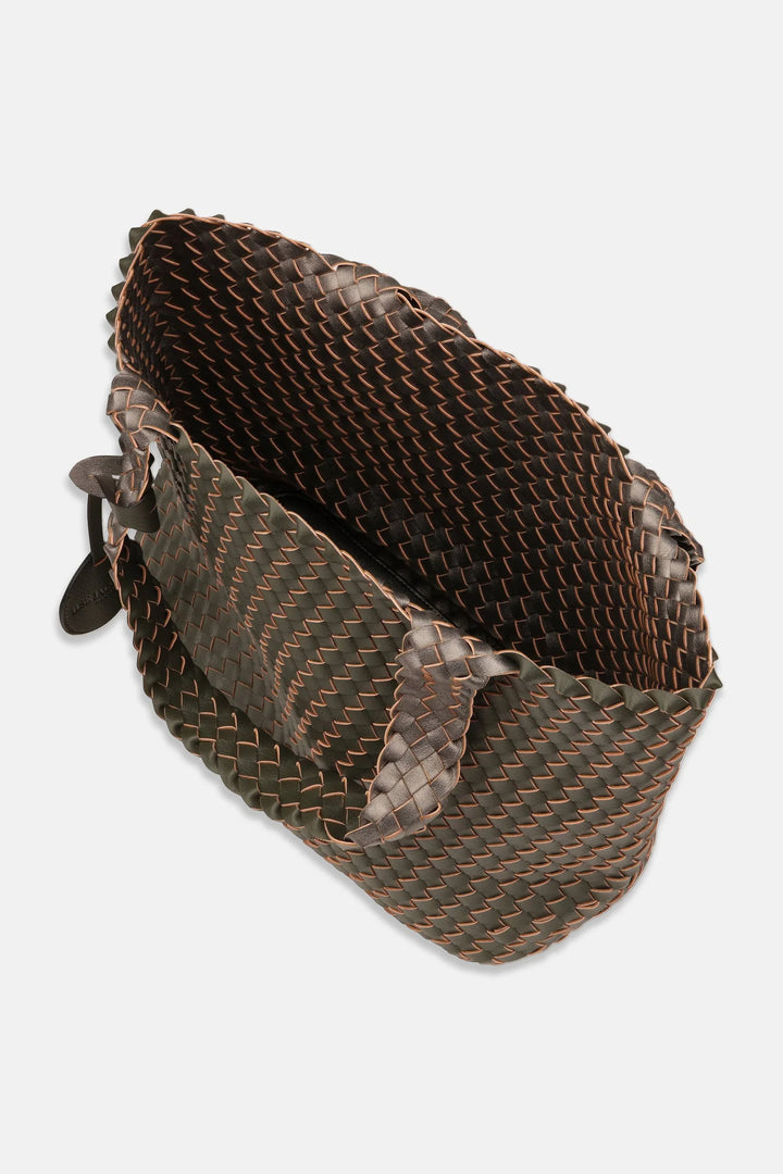 Ilse Jacobson Tote Bag | Army with Gunmetal