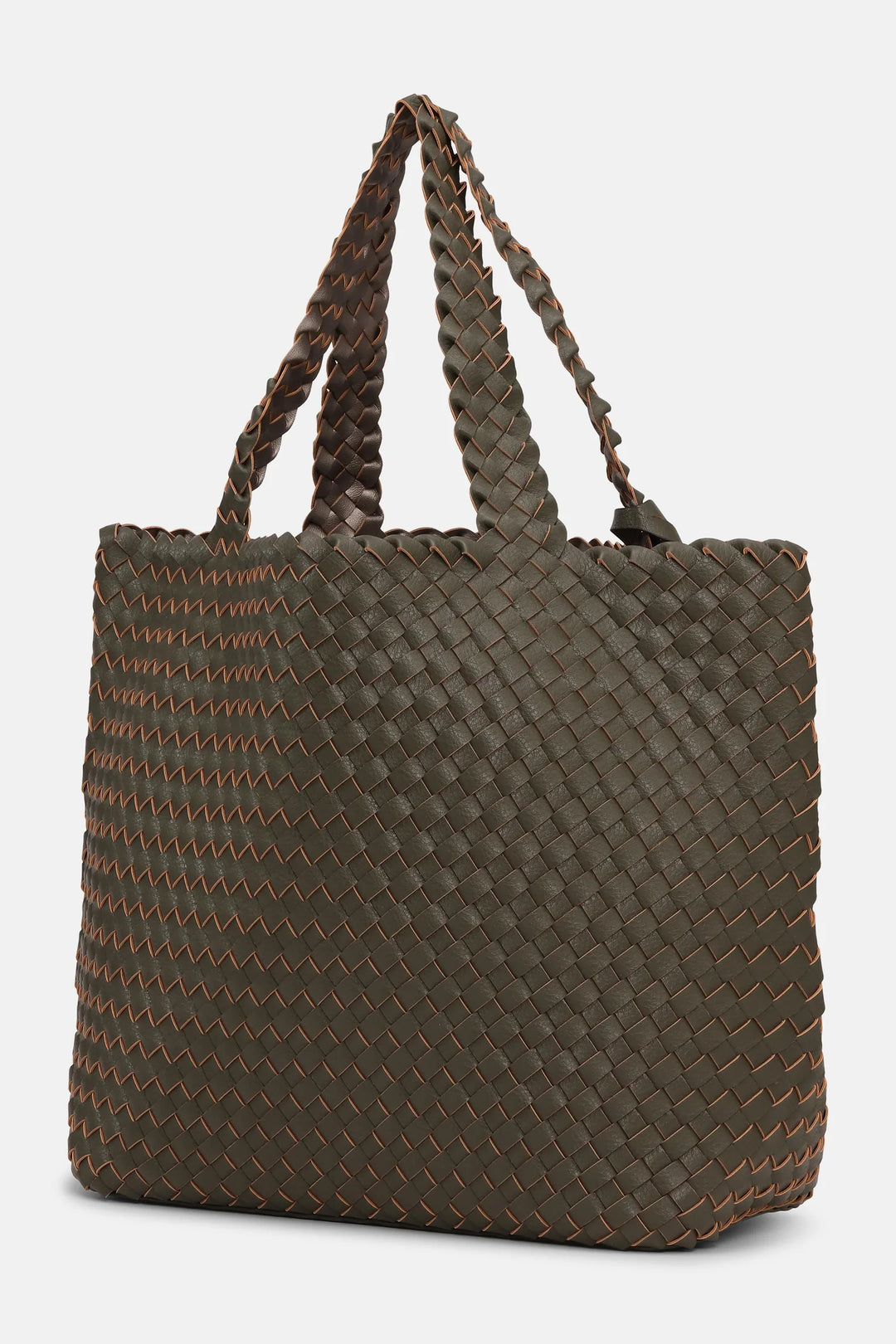 Ilse Jacobson Tote Bag | Army with Gunmetal