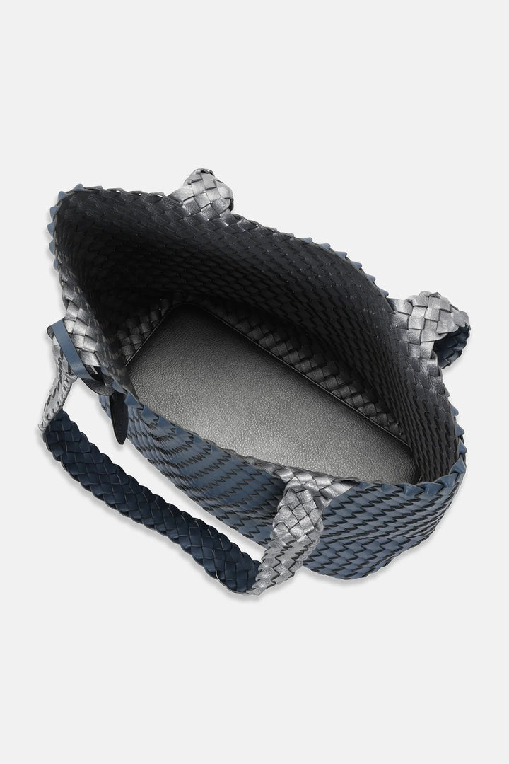 Ilse Jacobson Tote Bag | Orion Blue with Silver