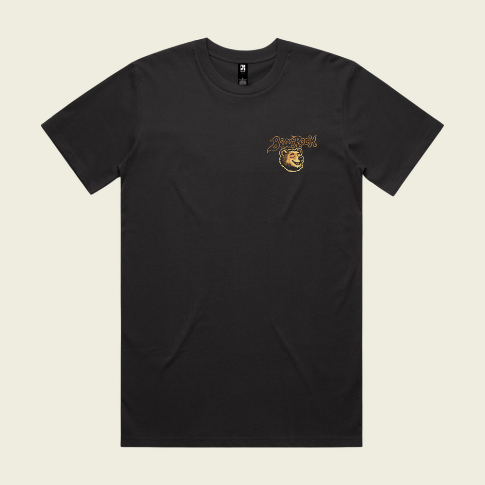 Bear Rock Bear Camp Classic Tee - Coal Front