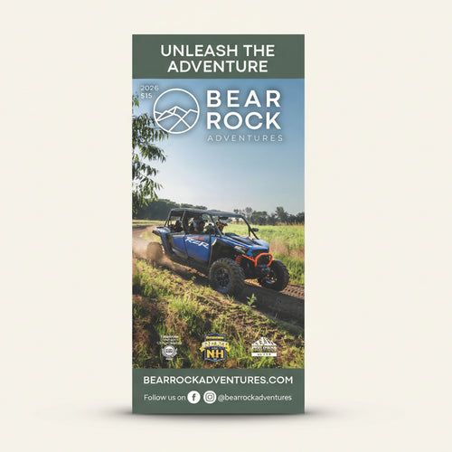 Bear Rock ATV Map 2026 on ivory background