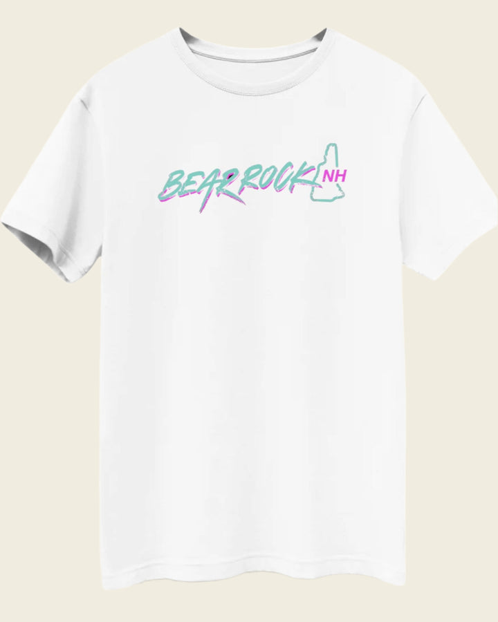 Bear Rock Retro Sled Classic Tee | White