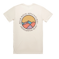 Bear Rock Premium Patagonia Circle Ecru Back T-shirt