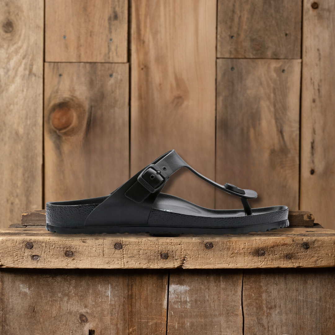 Birkenstock Gizeh Birkibuc Black