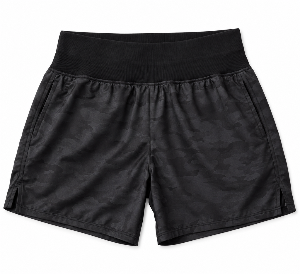 Tasc Recess 7in Training Short | Black Camo