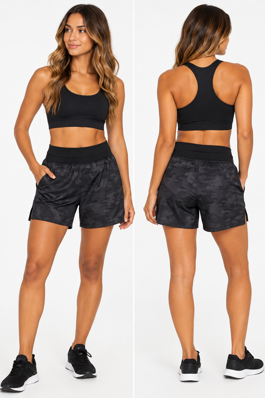 Tasc Recess 7in Training Short | Black Camo