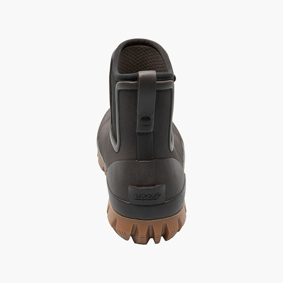 Bogs Arcata Urban Chelsea | Dark Brown Back heel view