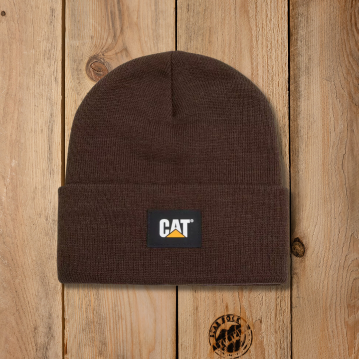 CAT Label Cuff Beanie