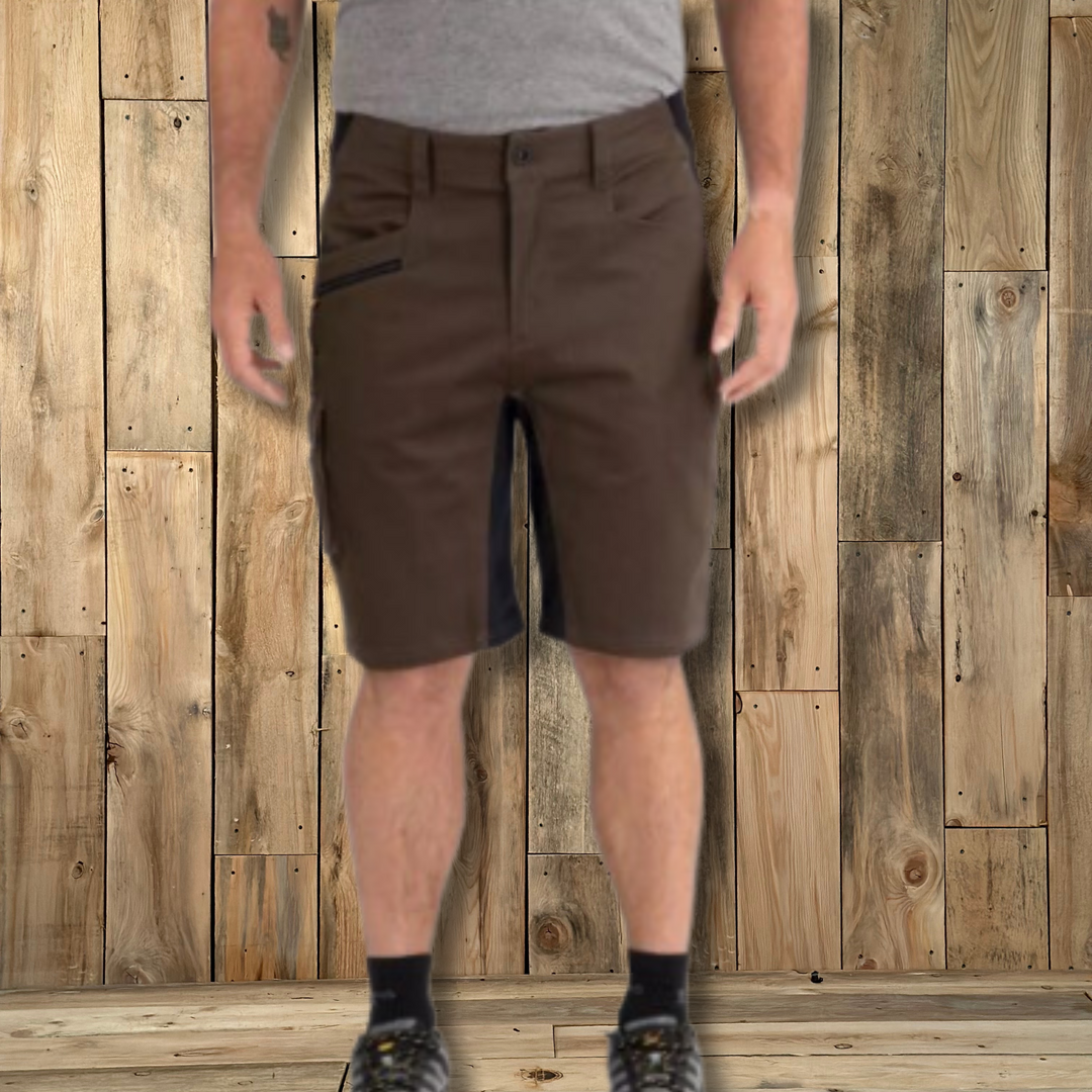 CAT M's Operator Flex Work Shorts Dark Earth