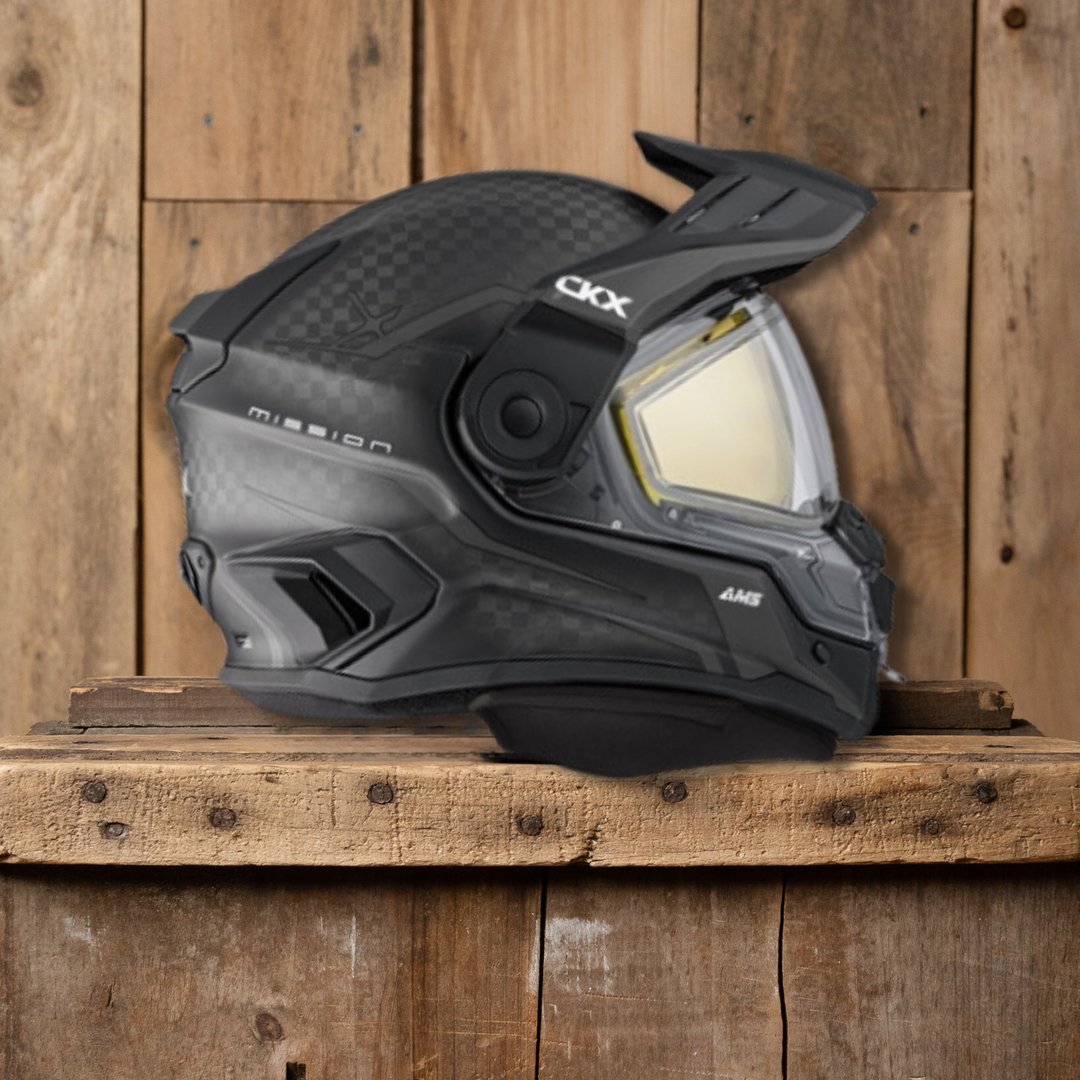 CKX Mission Helmet Carbon Fury Matte Gray
