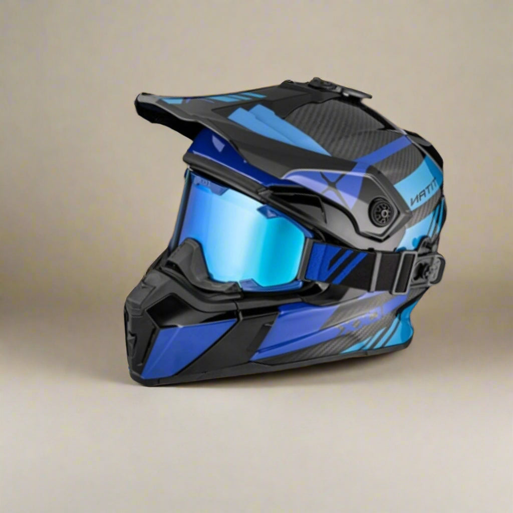 CKX Titan Original Helmet Carbon in Glossy Blue Trax