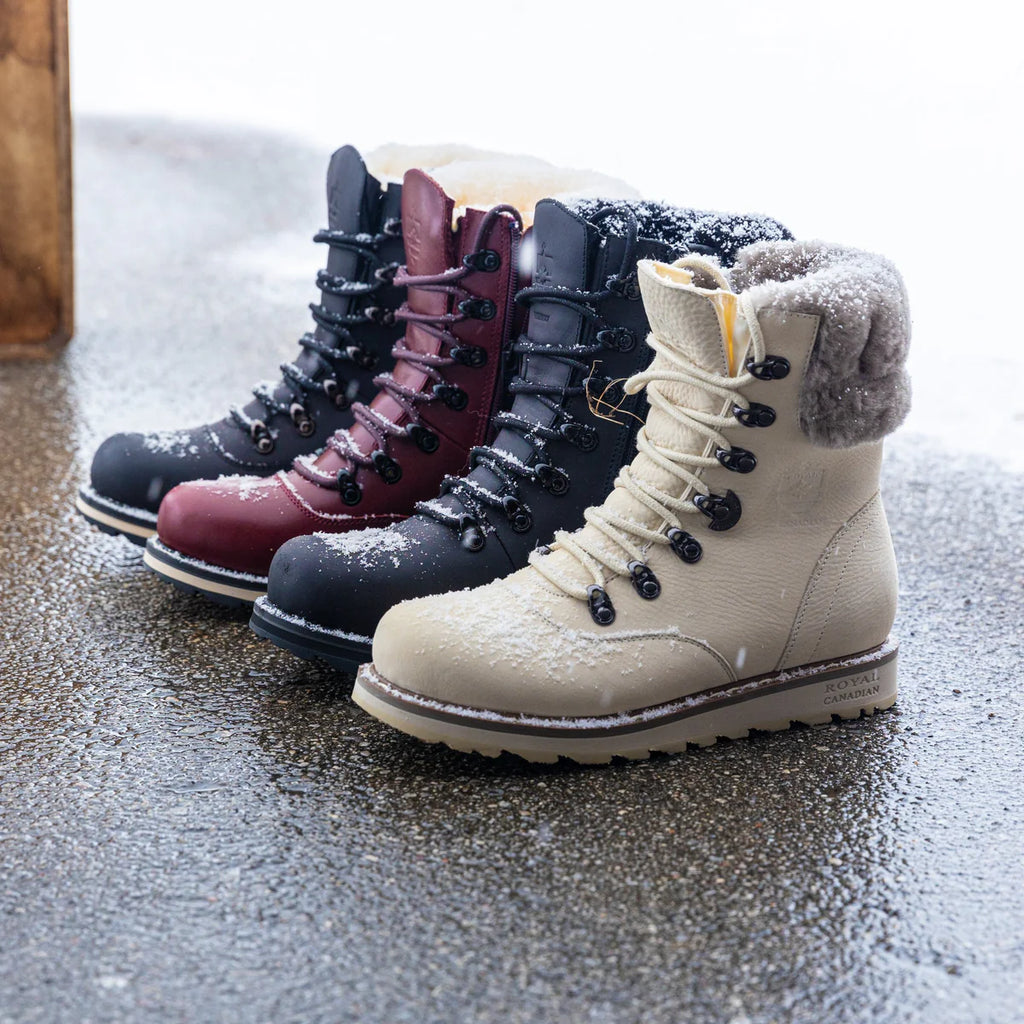 Royal Canadian Cambridge Boot Black Lager Pale Ale Burgundy All Black