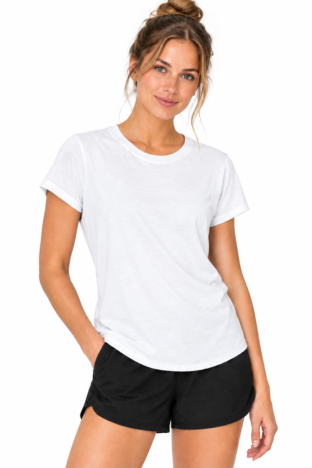 Tasc Nola Fitness T | White