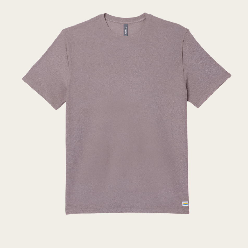 Vuori Strato Tech Tee | Dark Umber Heather