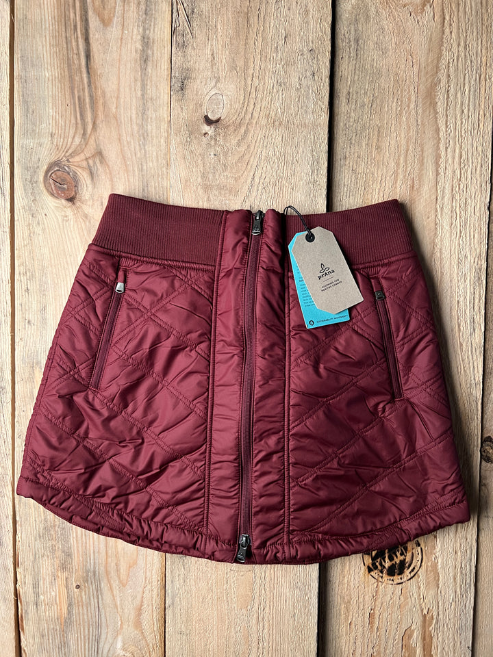 Prana Esla Skirt Maroon