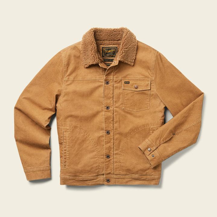 Howler Brothers Fuzzy Depot Jacket | Duck Brown Canvas 