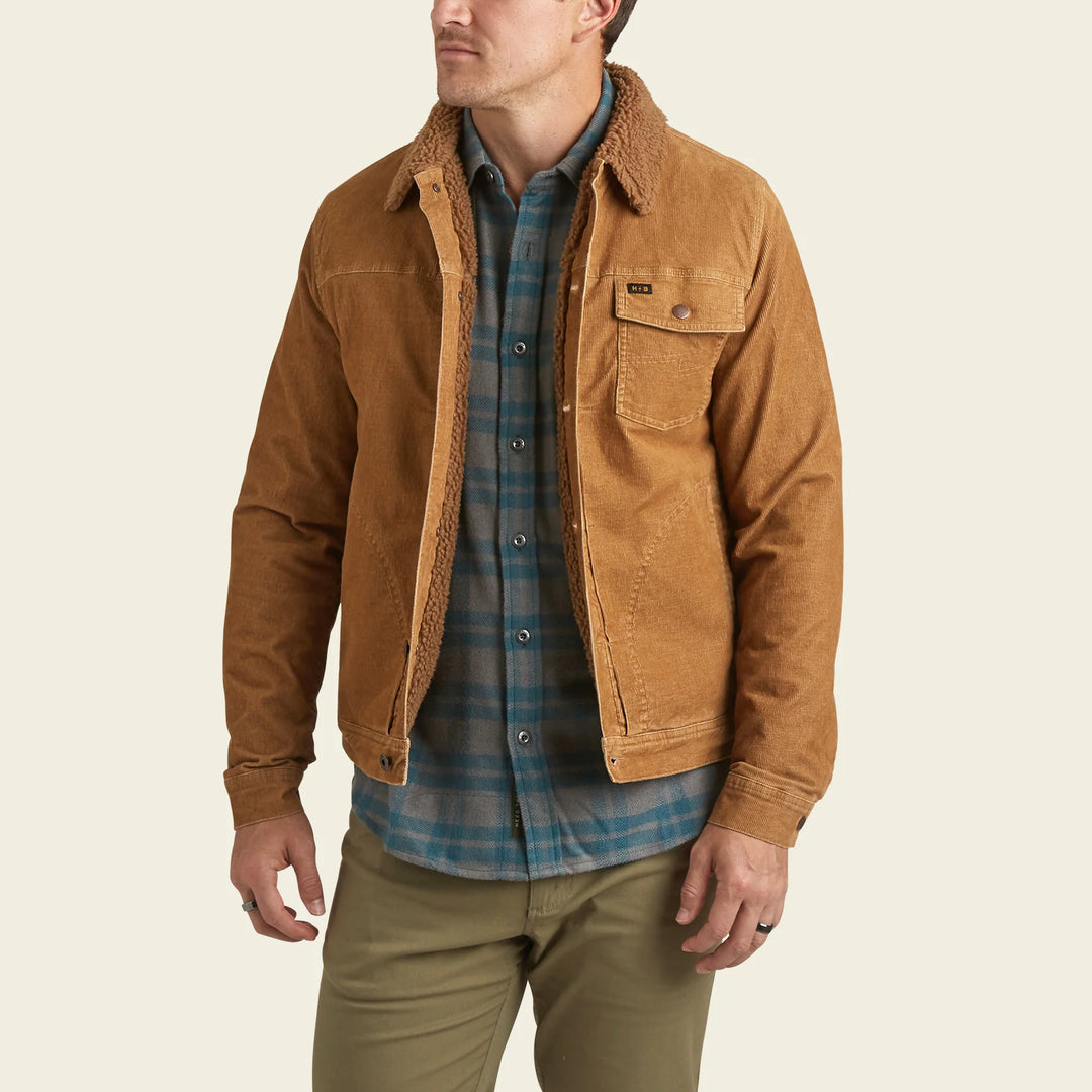 Howler Brothers Fuzzy Depot Jacket | Duck Brown Canvas 