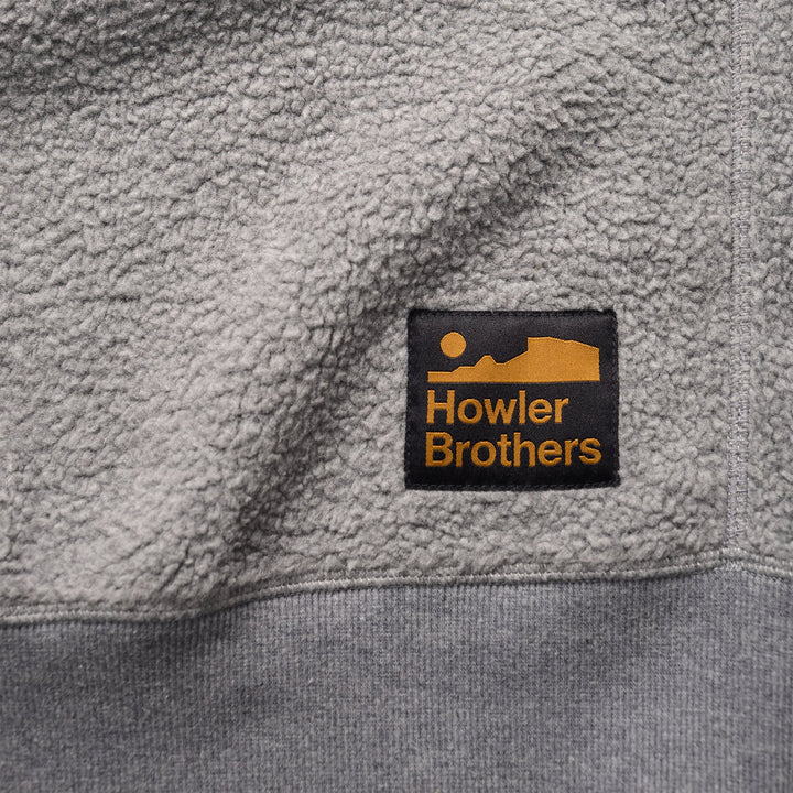 Howler Brothers Eleos Fleece Crewneck | Athletic Grey