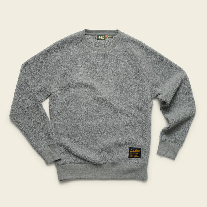 Howler Brothers Eleos Fleece Crewneck | Athletic Grey