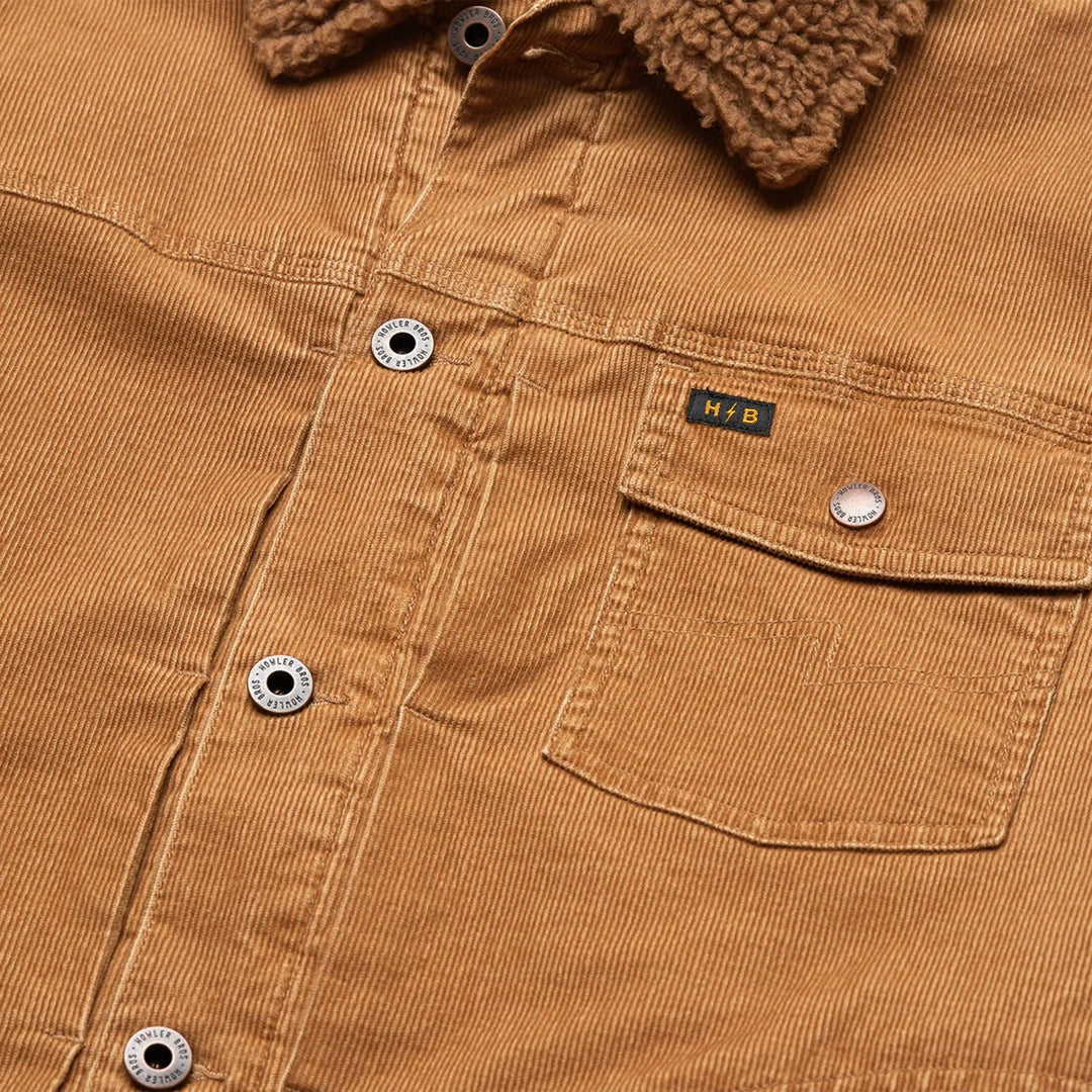 Howler Brothers Fuzzy Depot Jacket | Duck Brown Canvas 