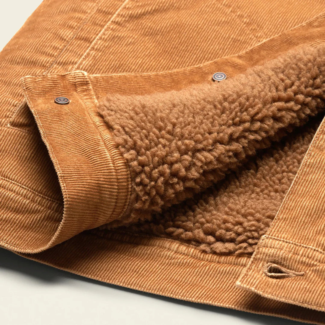 Howler Brothers Fuzzy Depot Jacket | Duck Brown Canvas 