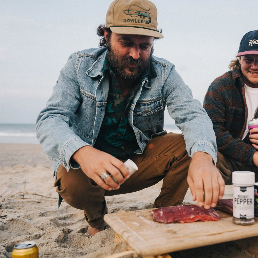 Howler Brothers Denim Depot light wash jacket 