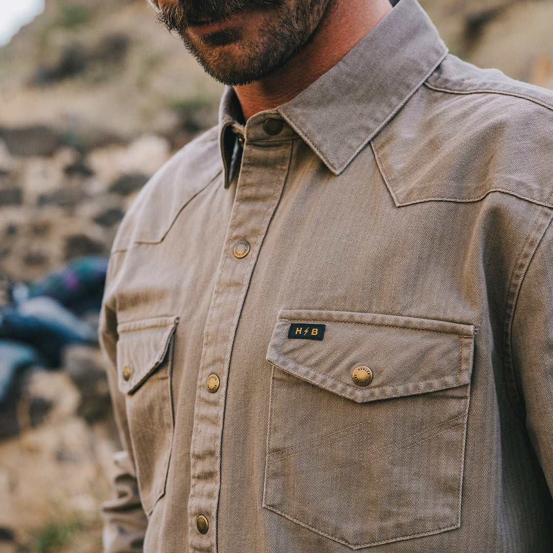 Howler Brothers Sawhorse Work Shirt | Taupe