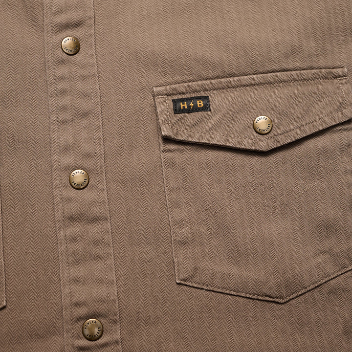 Howler Brothers Sawhorse Work Shirt | Taupe