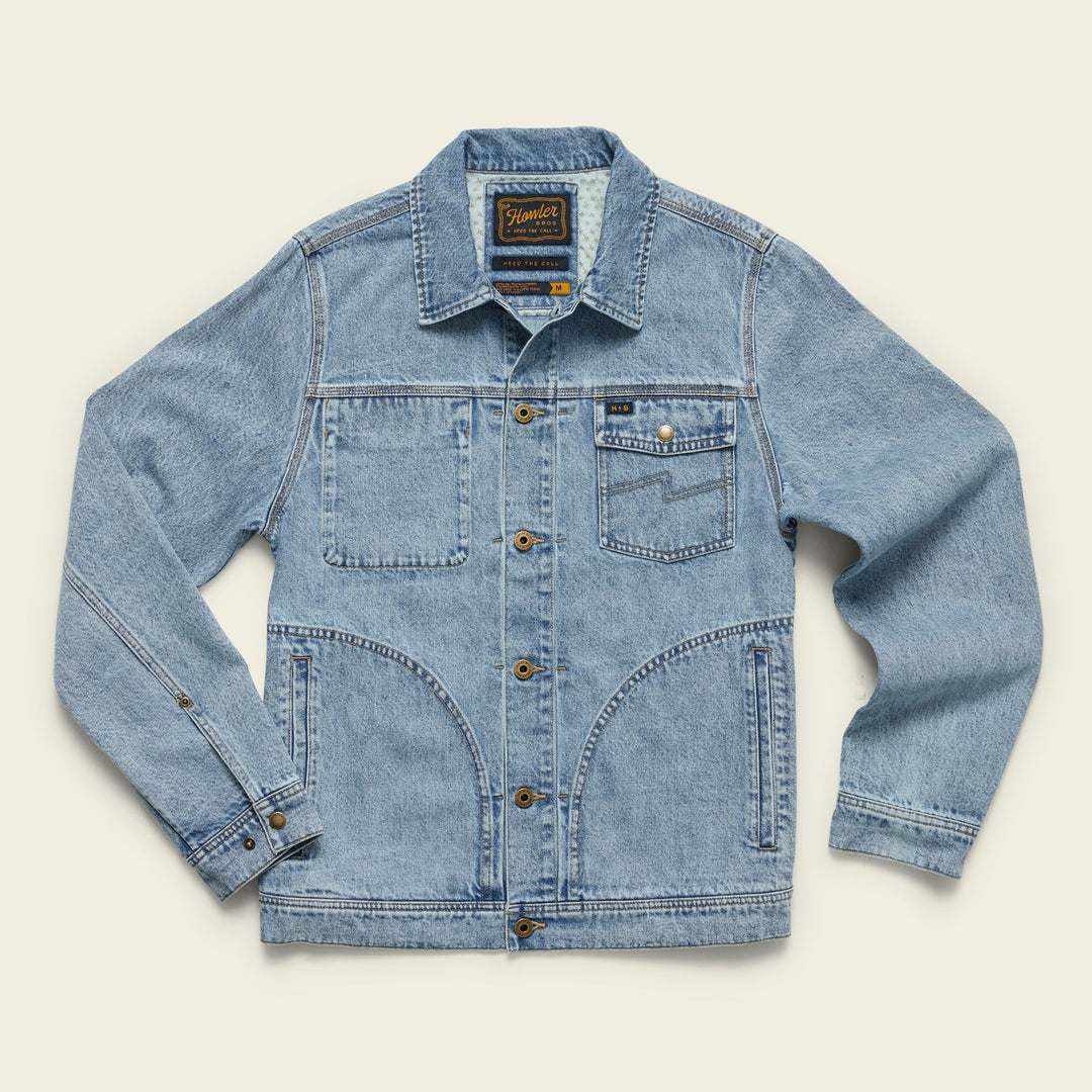Howler Brothers Denim Depot light wash jacket 