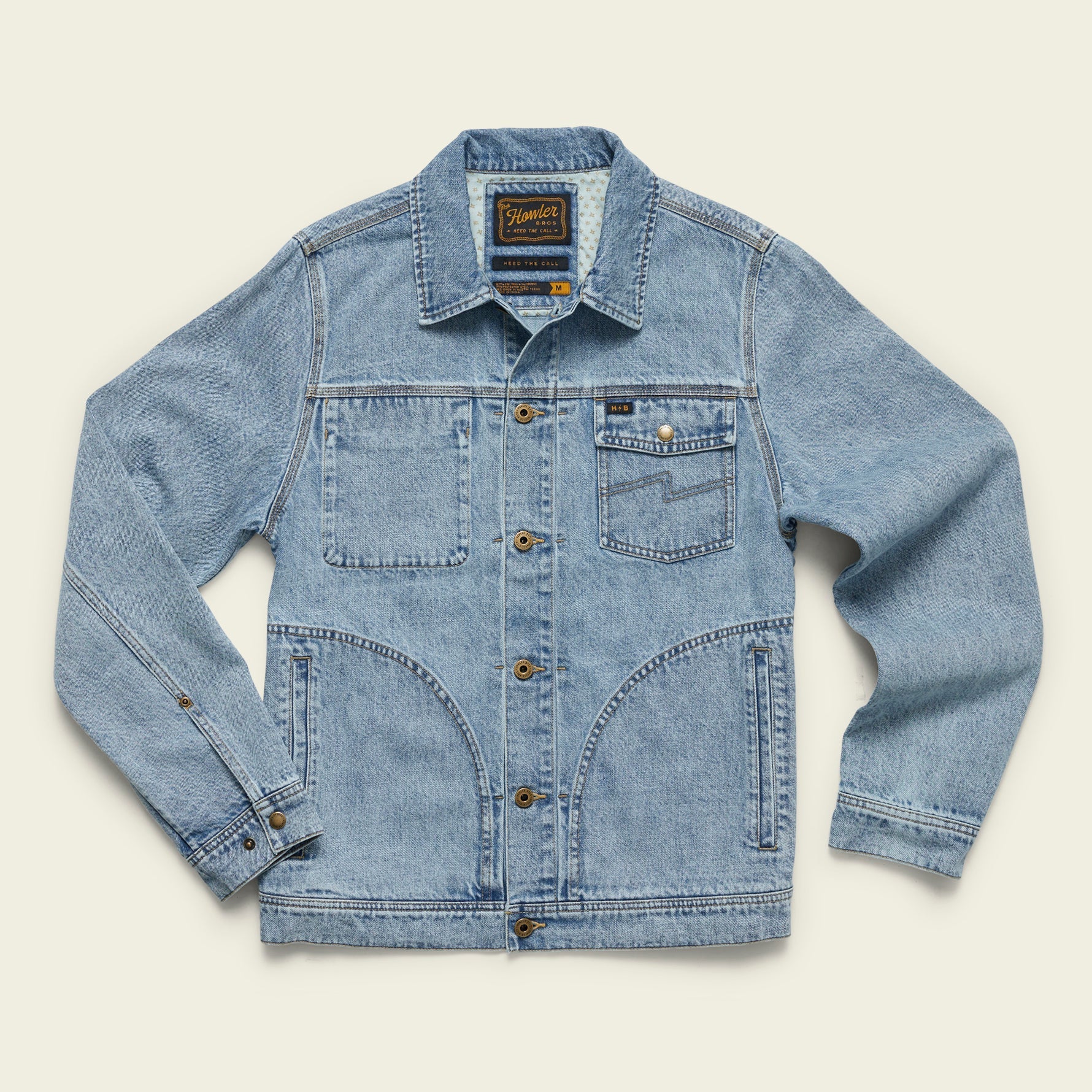 Howler Brothers Denim Depot light wash jacket 