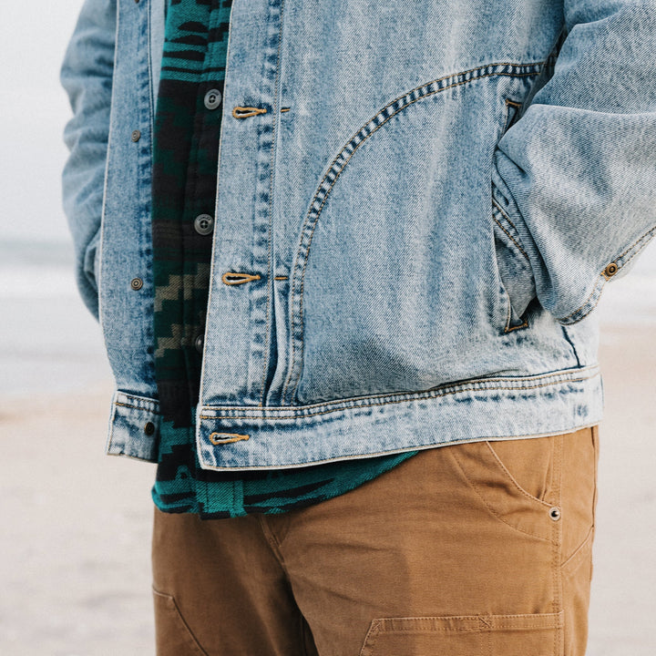 Howler Brothers Denim Depot light wash jacket 