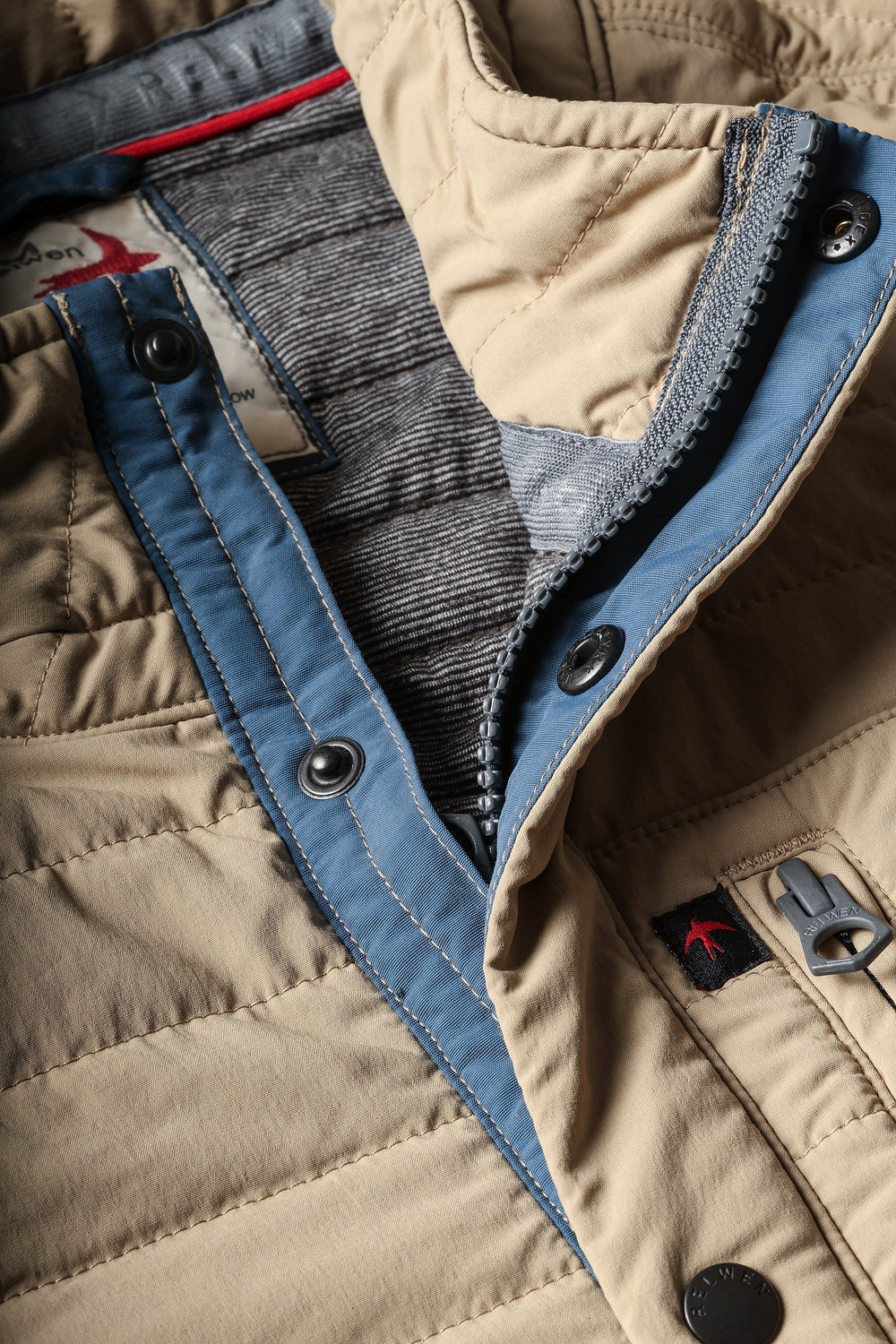 Relwen Windzip Jacket | DK Khaki